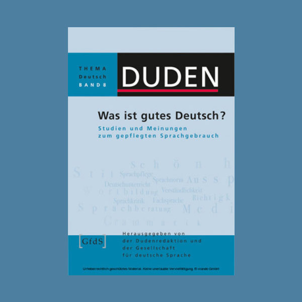 دانلود کتاب DUDEN - Was ist gutes Deutsch